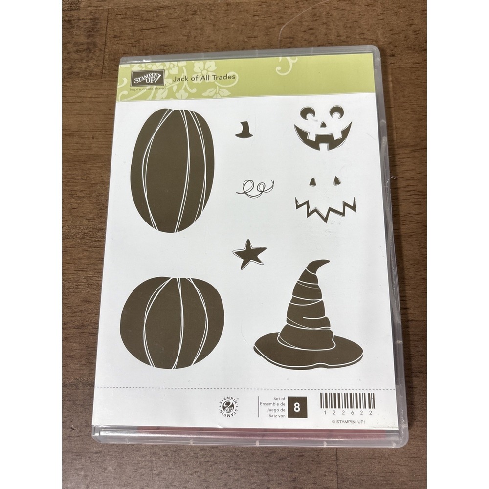 Stampin' Up! Jack of All Trades Halloween Cling #12262 Jack-O'-Lantern